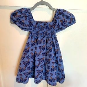 Janie and Jack smocked puff sleeve dress